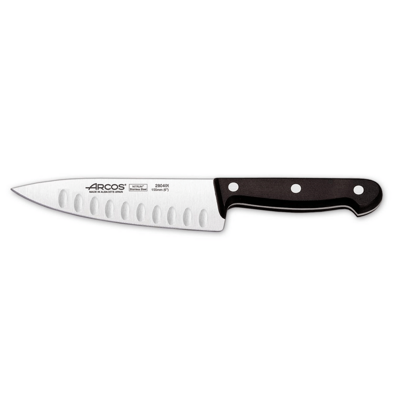 סכין שף 16 ס"מ להב עם שקעים סדרת Universal