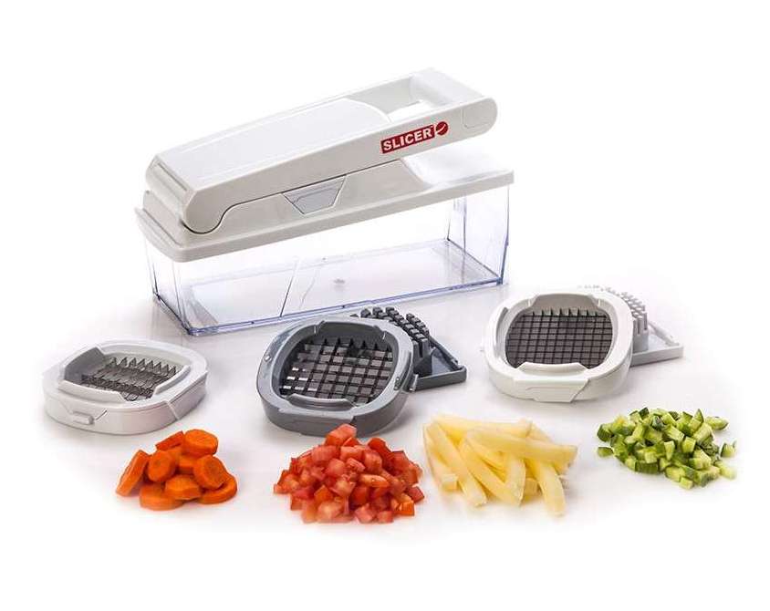 קוצץ ירקות – SLICER PREMIUM קוצץ קוביות - בעל 3 סכינים