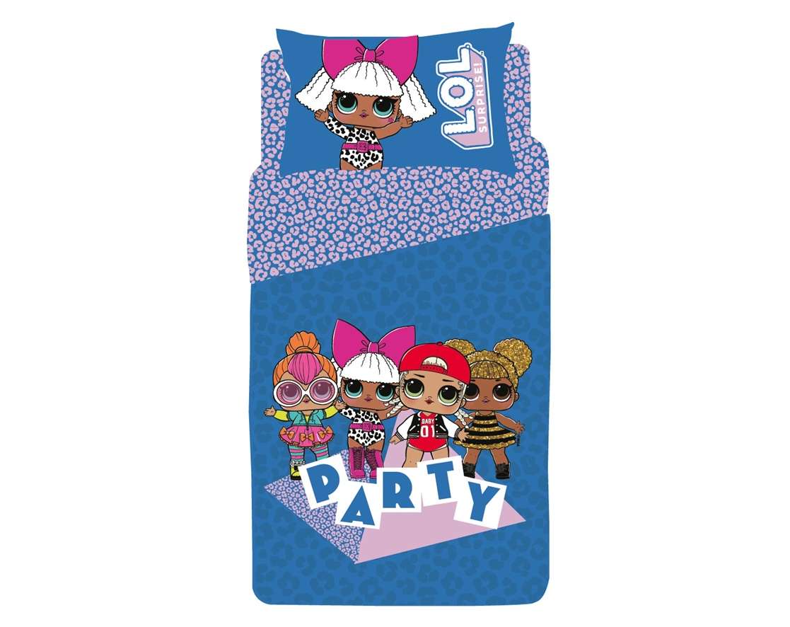 סט מצעים יחיד דגם LOL PARTY
