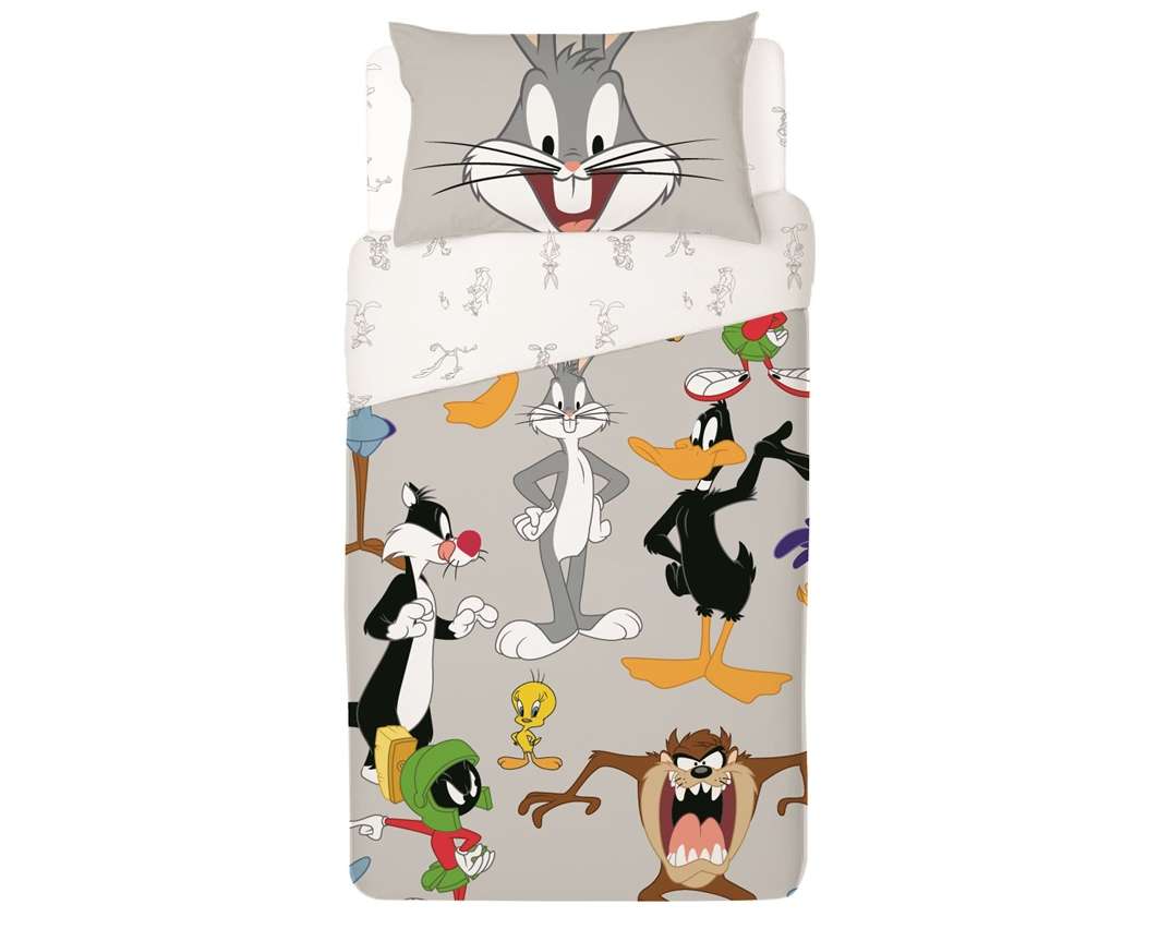 סט מצעים יחיד 100% כותנה דגם LOONEY TUNES