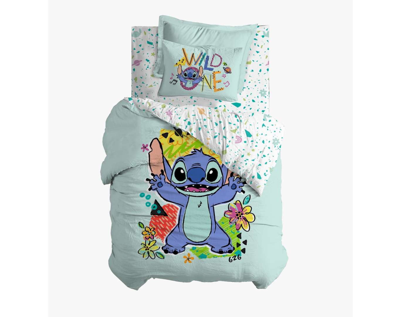 סט מצעים למיטת יחיד STITCH WILD