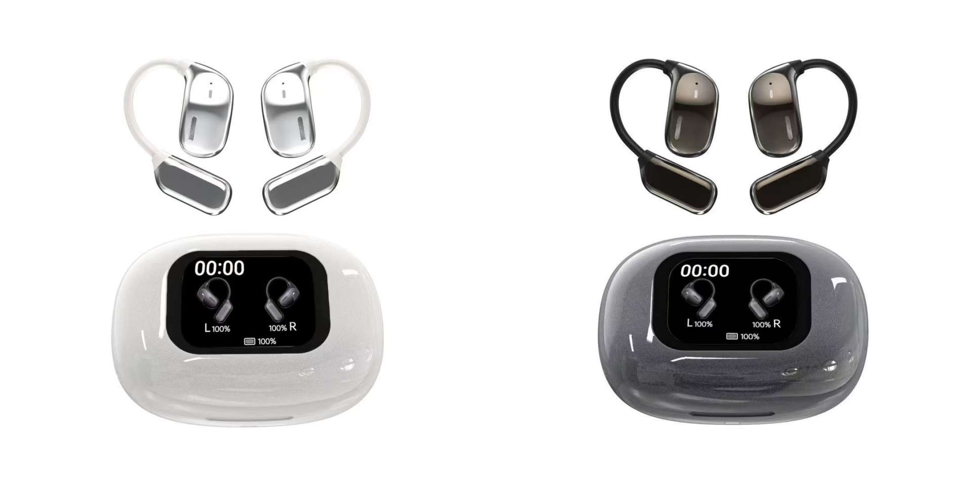אוזניות תרגום Bluetooth עם טכנולוגיית AI – 144 שפות