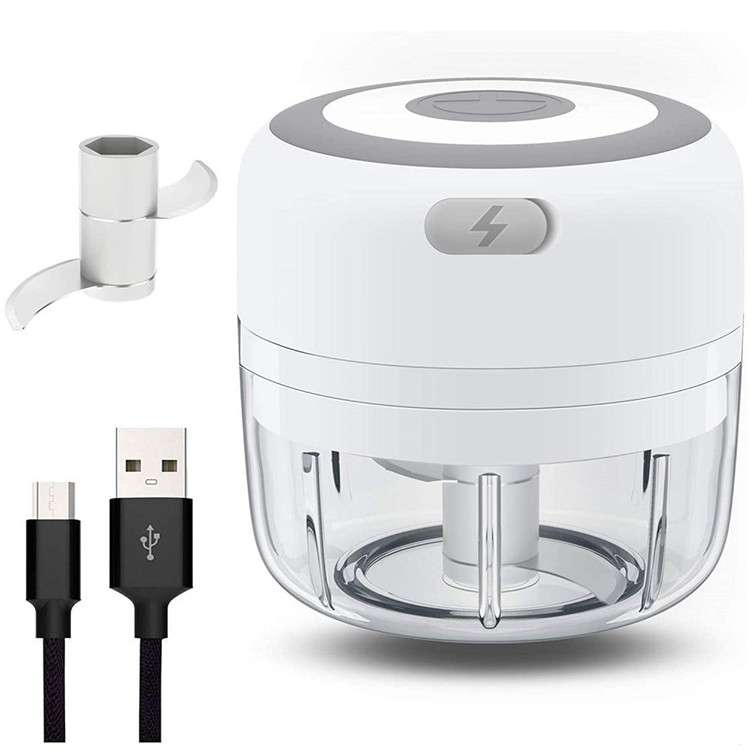 מיני קוצץ מזון חשמלי, נטען USB