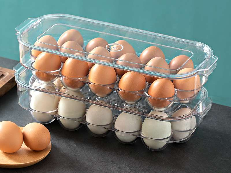 סט 2 קופסאות אחסון לביצים - משלוח חינם