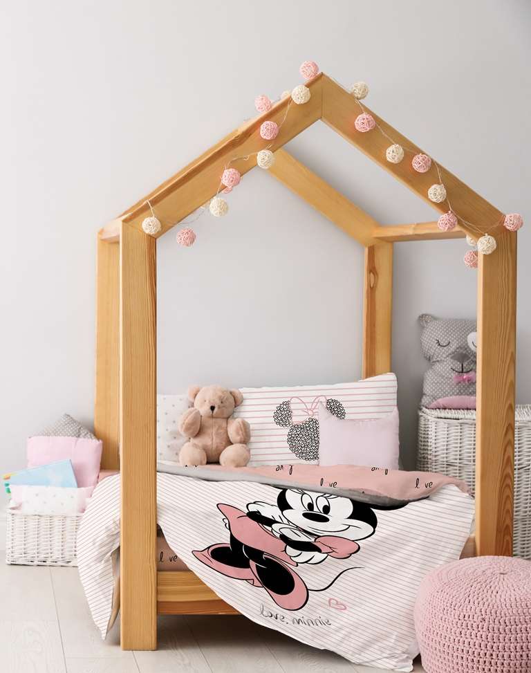 סט מצעים מעבר מיני מאוס דגם LOVELY MINNIE