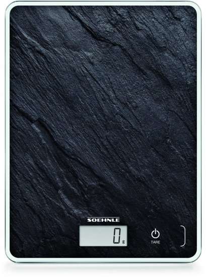 משקל מטבח דיגטלי Soehnle Page Compact 300 - צבע שחור אבן