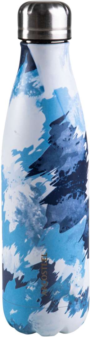 בקבוק תרמי מנירוסטה 500 מ"ל - BLUE CAMO
